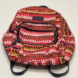 Vera Bradley Large Backpack Rio Squiggles